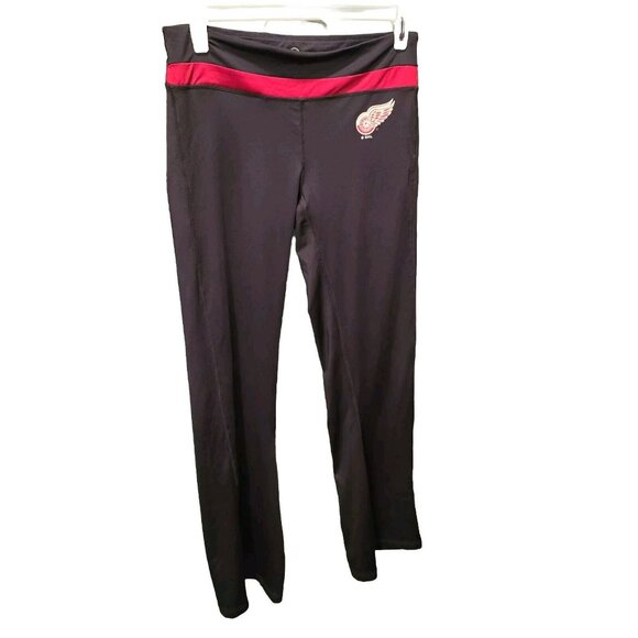 NHL Detroit Red Wings Black Leggings with Team Logo Large National Hockey League - Picture 4 of 7
